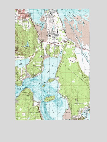 Anacortes South, WA USGS Topographic Map
