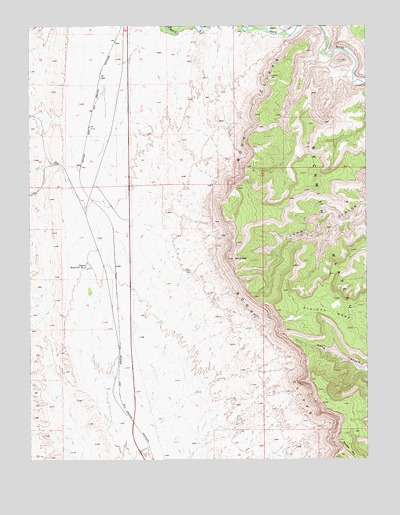 Cliff, UT USGS Topographic Map