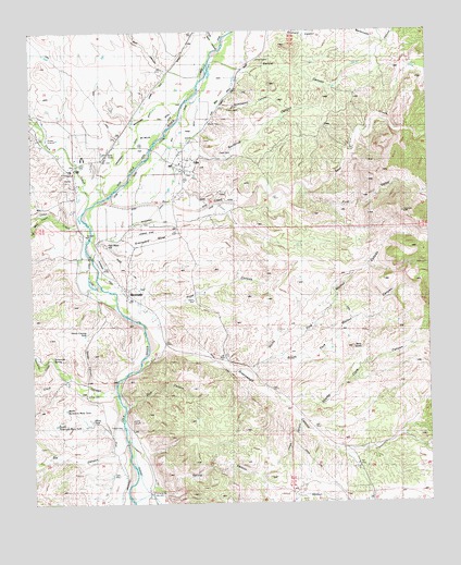 Cliff, NM USGS Topographic Map