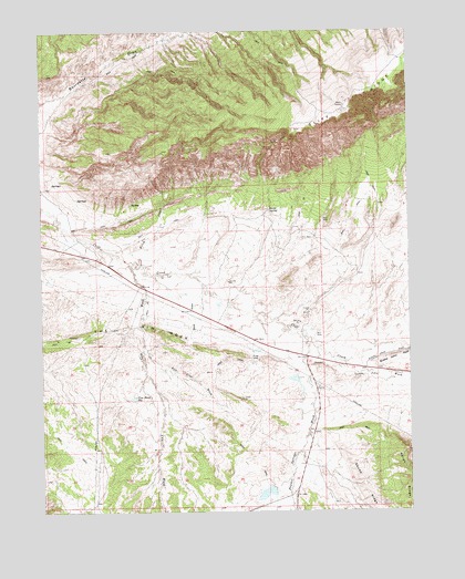 Cliff Ridge, UT USGS Topographic Map