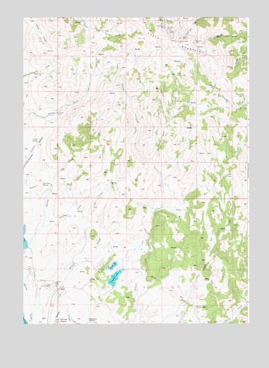 Cliffs, ID USGS Topographic Map