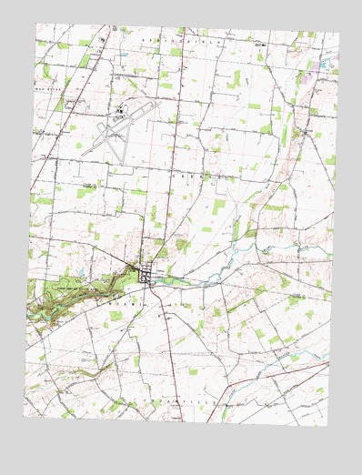 Clifton, OH USGS Topographic Map