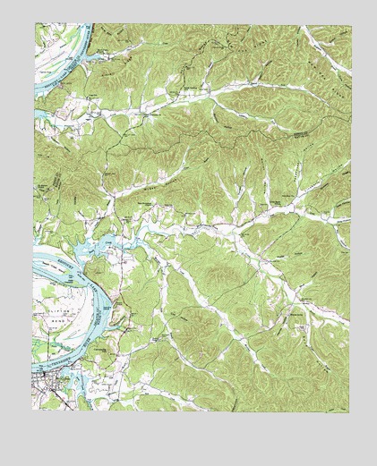 Clifton, TN USGS Topographic Map