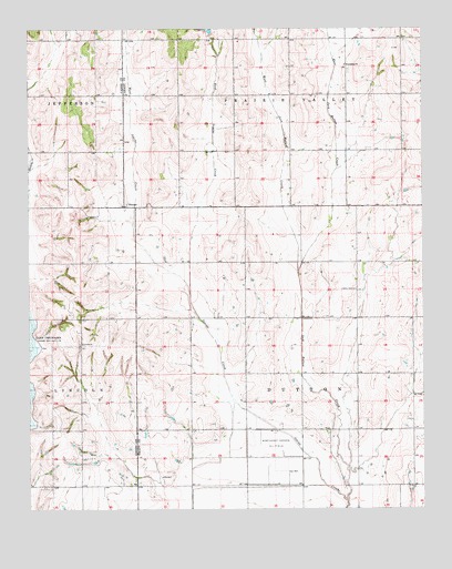 Anadarko NE, OK USGS Topographic Map