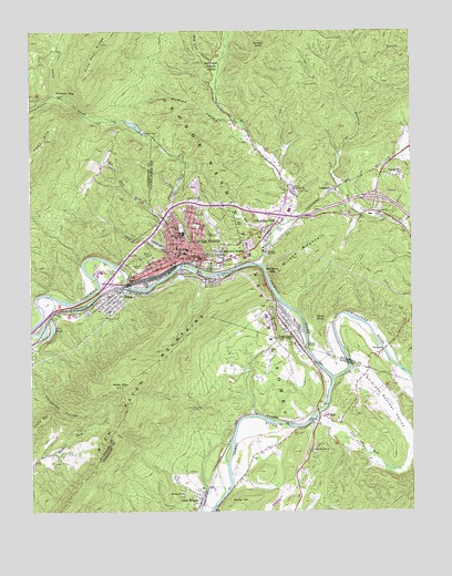 Clifton Forge, VA USGS Topographic Map