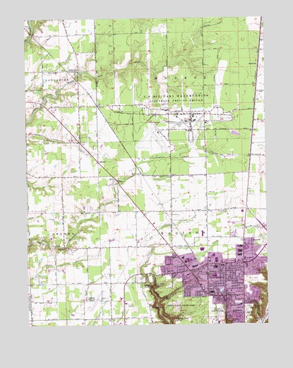 Clifty Falls, IN USGS Topographic Map