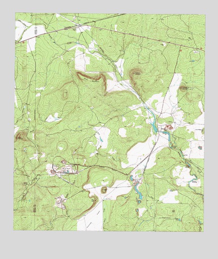 Cline, TX USGS Topographic Map