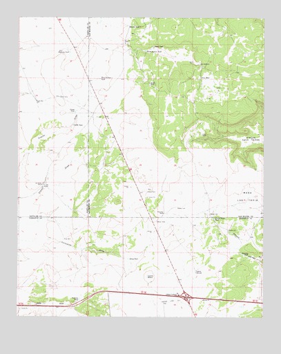Clines Corners, NM USGS Topographic Map
