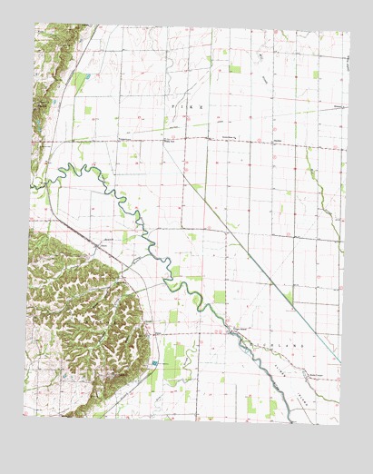 Clines Island, MO USGS Topographic Map