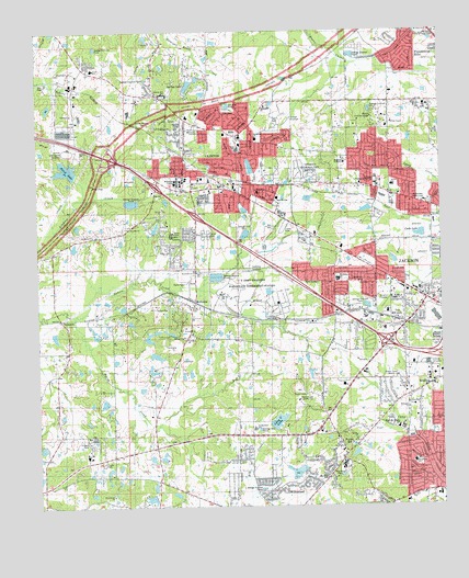 Clinton, MS USGS Topographic Map