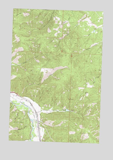 Clinton, MT USGS Topographic Map
