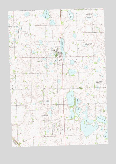 Clinton, MN USGS Topographic Map