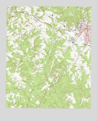 Clinton, SC USGS Topographic Map