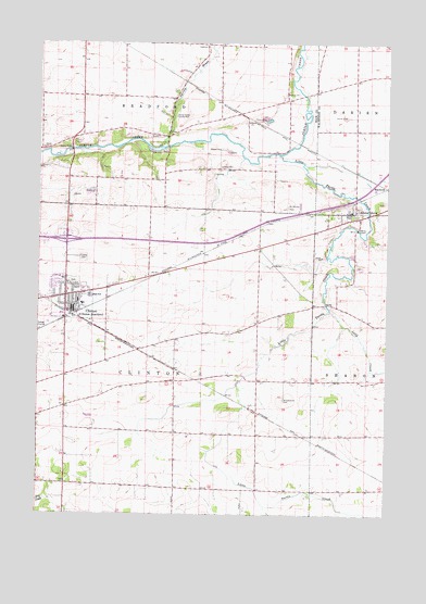 Clinton, WI USGS Topographic Map