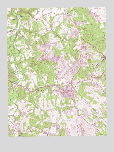 Clinton, PA USGS Topographic Map