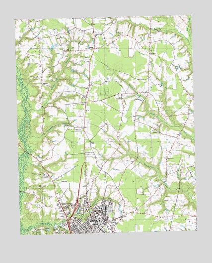 Clinton North, NC USGS Topographic Map