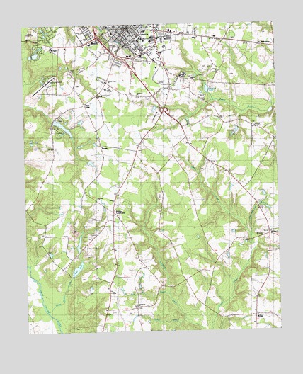 Clinton South, NC USGS Topographic Map