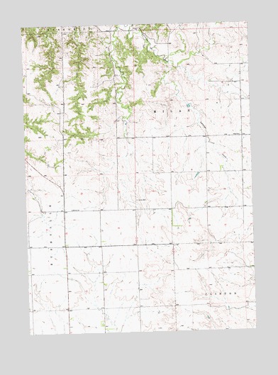 Clinton SW, NE USGS Topographic Map