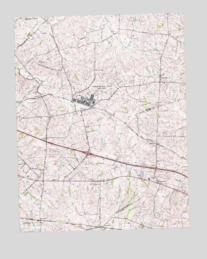 Clintonville, KY USGS Topographic Map