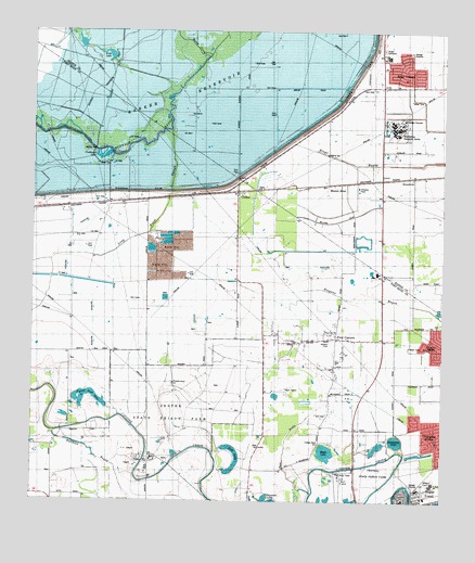 Clodine, TX USGS Topographic Map