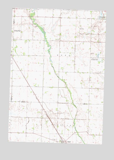 Clontarf North, MN USGS Topographic Map