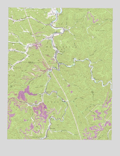 Clothier, WV USGS Topographic Map