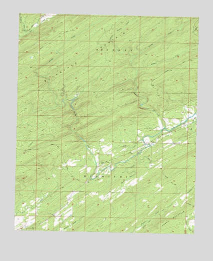 Cloudy, OK USGS Topographic Map