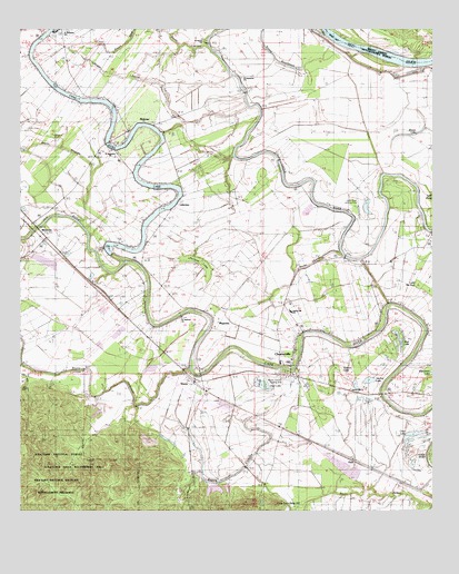 Cloutierville, LA USGS Topographic Map