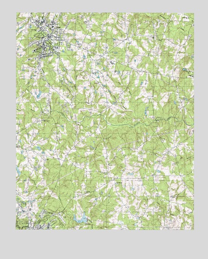 Clover, SC USGS Topographic Map