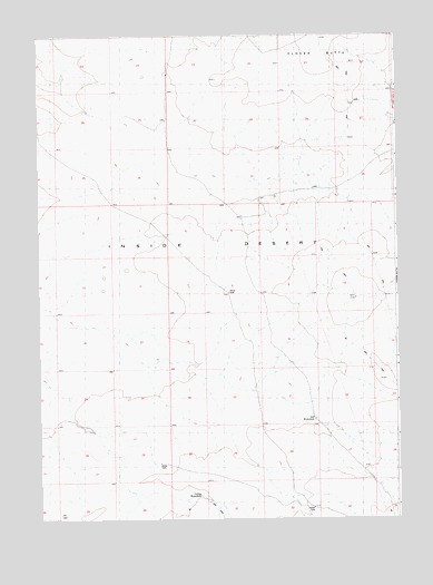 Clover Butte South, ID USGS Topographic Map