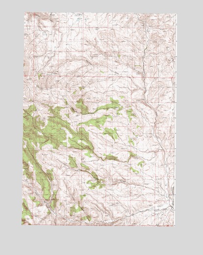 Clover Creek Ranch, OR USGS Topographic Map