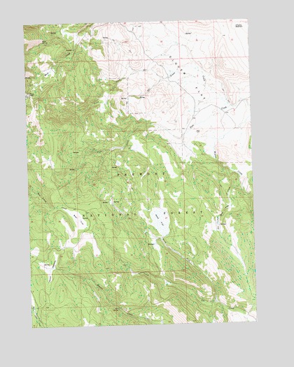Clover Flat, OR USGS Topographic Map