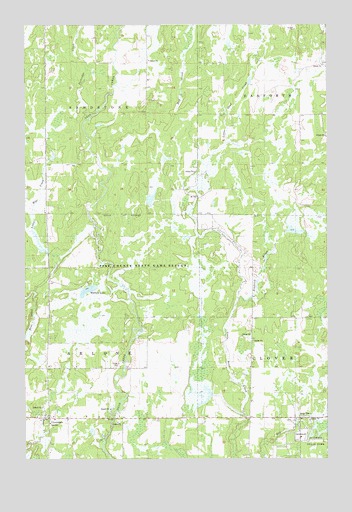 Cloverdale, MN USGS Topographic Map