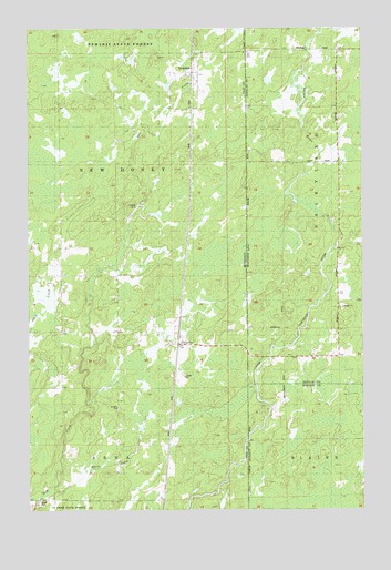 Cloverton, MN USGS Topographic Map