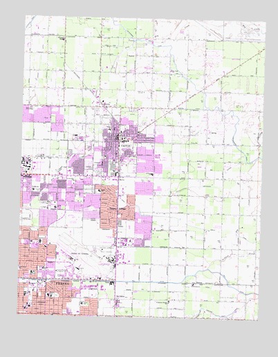 Clovis, CA USGS Topographic Map