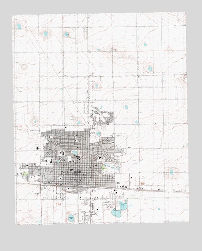 Clovis, NM USGS Topographic Map