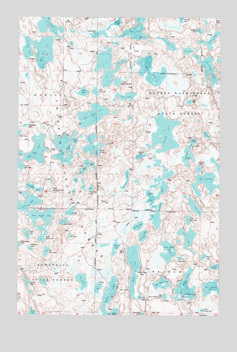 Clubhouse Lake, MN USGS Topographic Map