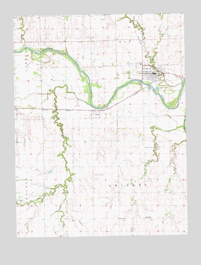 Clyde, KS USGS Topographic Map