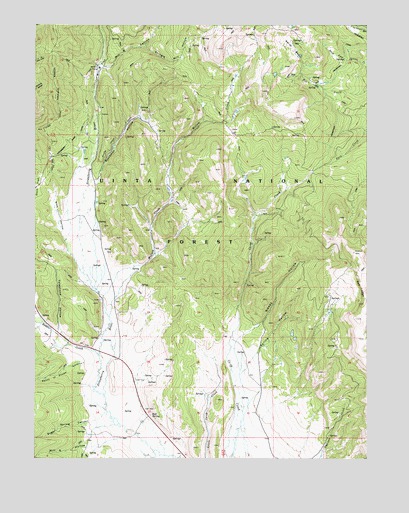 Co-op Creek, UT USGS Topographic Map