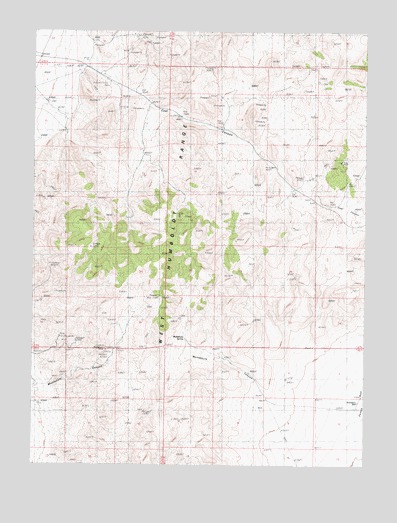 Coal Canyon, NV USGS Topographic Map