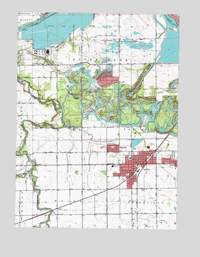 Coal City, IL USGS Topographic Map