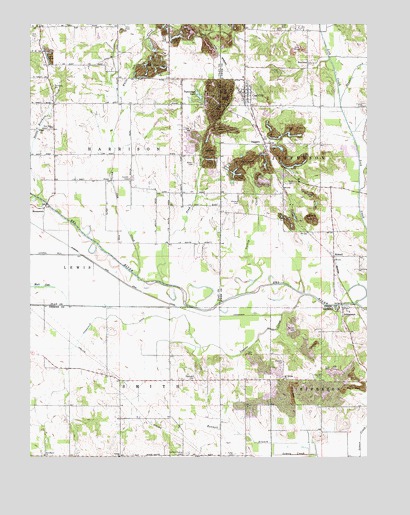 Coal City, IN USGS Topographic Map