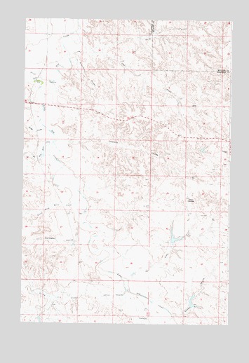 Coal Creek, MT USGS Topographic Map