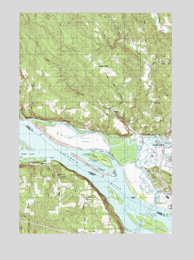 Coal Creek, WA USGS Topographic Map