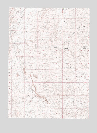 Coal Hill, WY USGS Topographic Map