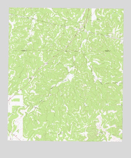 Coal Kiln Draw, TX USGS Topographic Map