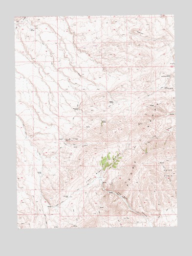 Coal Mine Basin, NV USGS Topographic Map