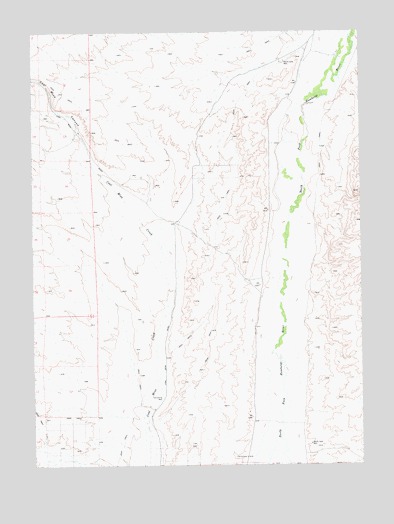 Coal Mine Canyon SE, NV USGS Topographic Map