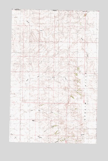 Coal Mine Creek East, MT USGS Topographic Map