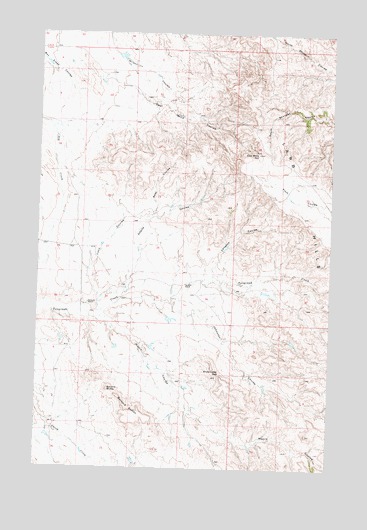 Coal Mine Hill, MT USGS Topographic Map
